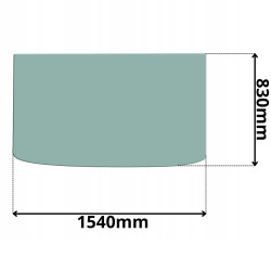 SZYBA CZOŁOWA PRZEDNIA BELL WOZIDO HITACHI (F-0015)