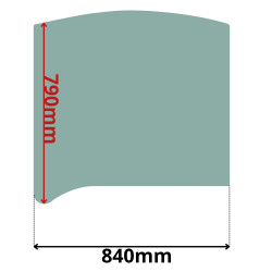 SZYBA TYLNA JCB 8025ZTS 8026CTS 8030ZTS 8035ZTS (0078)