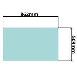SZYBA PRZÓD CZOŁOWA DOLNA HITACHI ZX14 ZX16 ZX18 (0042Z)