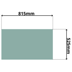 SZYBA PRZEDNIA DOLNA VOLVO EC55C EC60C EC80D EW60C (0031Z)