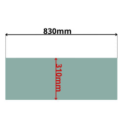 SZYBA DACHOWA KOMATSU PC18MR 20MR 30MR 35MR 50MR (0072Z)