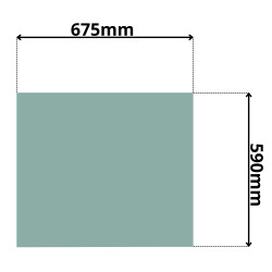 SZYBA DACHOWA JCB 525B-2 525B-2HL 525B-4 525B-4HL (0101Z)