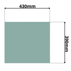 SZYBA DRZWI DOLNA LEWA CAT WALEC SERIA G CP CS IT (0098Z)