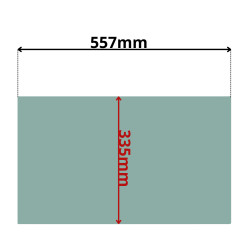 SZYBA DRZWI DOLNA PRAWA HYUNDAI HL730 HL740 HL757 (0093Z)