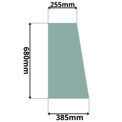 SZYBA LEWA PRAWA DEUTZ-FAHR AGROVECTOR JLG (0136Z)