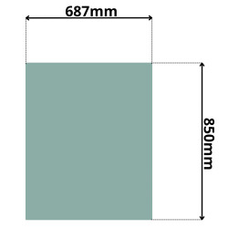 SZYBA CZOŁOWA PRZÓD GÓRNA KOMATSU PC14R-3 PC16R-3 (0073Z)