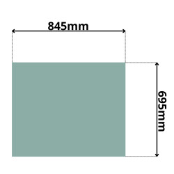 SZYBA TYLNA KOMATSU PC12R-8 PC15R-8 1998-2006 (0126Z)