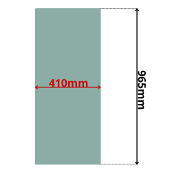 SZYBA TYLNA AIRMAN HITACHI ZX JOHN DEERE (0059Z)