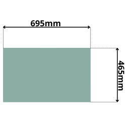 SZYBA PRZÓD DOLNA DOOSAN CASE NEW HOLLAND HYUNDAI (0055Z)