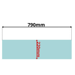 SZYBA DACHOWA VOLVO EC35 EC45 PEL-JOB EB350 EB450 (0053Z)