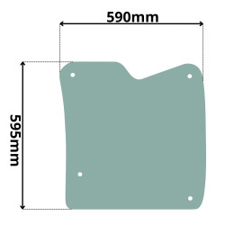 SZYBA DACH DACHOWA LINDE 392 393 H20 H25 H30 H35 (0280)