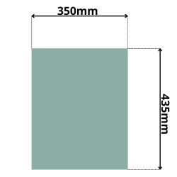 SZYBA TYŁ GÓRNA LEWA JCB 520 525B 530B 540B HL-2-4 (0113Z)