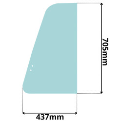 SZYBA PRZESUWANA PRAWA LEWA HYUNDAI 20253033-7 (0277)