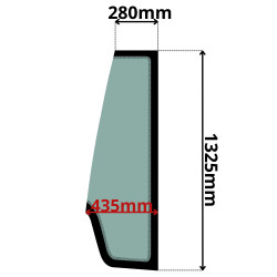VOLVO SZYBA PRZEDNIA LEWA L60H-L350H L60F-L350F L60G-L250G (0079)-SITODRUK