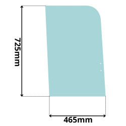 SZYBA PRAWA BOCZNA GÓNA PRZEDNIA CAT (G-0122)