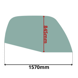SZYBA MANITOU BOCZNA PRAWA MLT MT MVT 523 526 627 (0108)