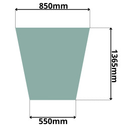 SZYBA PRZEDNIA CZOŁOWA PRZÓD XCMG ZL30G ZL50G (0060)