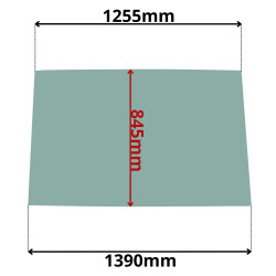 SZYBA PRZEDNIA TEREX SERIA TA (G-0713)
