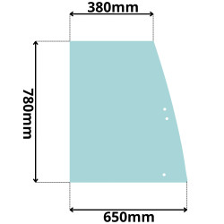 SZYBA BOCZNA PRAWA LEWA JUNGHEINRICH EFG 425 430 (0082)