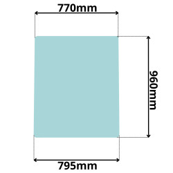 SZYBA PRZEDNIA MANITOU MLT, MVT (G-0725)