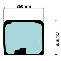 SZYBA TYLNA JCB (0435)