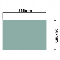 SZYBA TYLNA TEREX YANMAR B75W B95W B110W SV85 SV120 18- (0092Z)