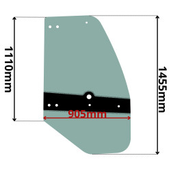 SZYBA DRZWI PRAWA KOMATSU SERIA WA (K-0568)-SITODRUK