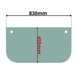SZYBA PRZÓD DOLNA CZOŁOWA KOMATSU PCPW-7 2003-06 (0479)
