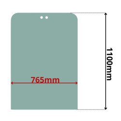 SZYBA CZOŁOWA GÓRNA LIEBHERR R914-R960 LITRONIC (0217)