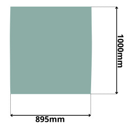 SZYBA TYLNA GÓRNA CAT (K-0579)