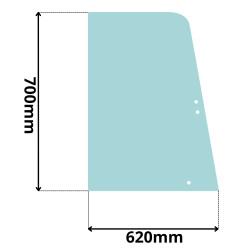 SZYBA GÓRNA LEWA PRAWA BOCZNA DRZWI HYUNDAI 30D-7E (0086)