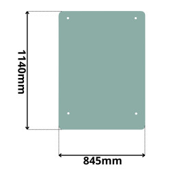 SZYBA CZOŁOWA GÓRNA LIEBHERR R914-R960 LITRONIC (0016)