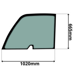 SZYBA LEWA DRZWI GÓRNA MANITOU (0361)-SITODRUK