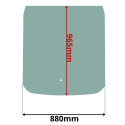 SZYBA PRZÓD CZOŁOWA GÓRNA MERLO PANORAMIC ROTO MF (0554)