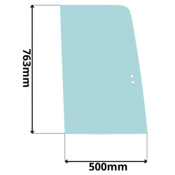 SZYBA PRAWA BOCZNA PRZESUWANA KUBOTA KX (K-0423)