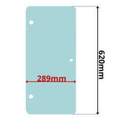 SZYBA BOCZNA LEWA ZA DRZWIAMI DŹWIG KESLA HDS (5094)