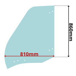 SZYBA W DRZWI LEWA BOCZNA MERLO PANORAMIC ROTO MF (0542)