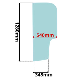 SZYBA LEWA BOCZNA WACKER NEUSON (K-0189)