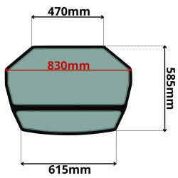 SZYBA DACHOWA JCB (K-0185)-SITODRUK
