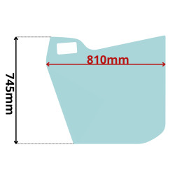 SZYBA LEWA DRZWI DOLNA KRAMER WACKER NEUSON (G-0145)