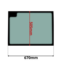 SZYBA DACHOWA MANITOU MT, MLT (K-0438)-LAMINAT