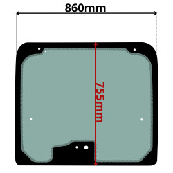 SZYBA TYLNA JCB (0435)-SITODRUK