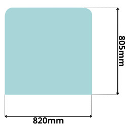 SZYBA TYLNA TYŁ COMBILIFT C4000 4500 SERIA C (0077)