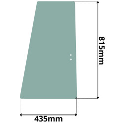 SZYBA BOCZNA LEWA DRZWI CAT M313C-M322C PRZESUWNA (5018)